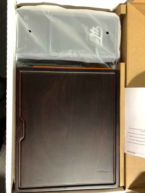 Photo 1 of 4T7 Smart Meal Prep System, Smart Cutting Board Set, American Walnut Wood Chopping Boards, Weigh Timer Walnut Wood Board Set