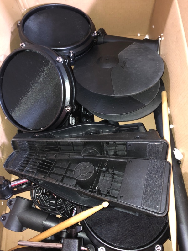 Photo 2 of Alesis Drums Turbo Mesh Kit – Electric Drum Set With 100+ Sounds, Mesh Drum Pads, Drum Sticks, Connection Cables and 60 Melodics Lessons Drums Only