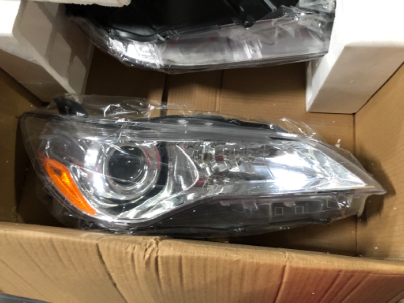 Photo 3 of ADCARLIGHTS 2015-2017 Camry Headlight Assembly Headlights for 2015-2017 Toyota Camry Headlamp Replacement Left and Right 