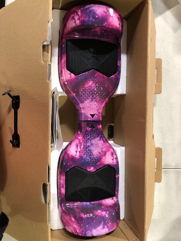 Photo 5 of ***PARTS ONLY*** Hover-1 Helix Electric Hoverboard | 7MPH Top Speed, 4 Mile Range, 6HR Full-Charge, Built-in Bluetooth Speaker, Rider Modes: Beginner to Expert Hoverboard Galaxy