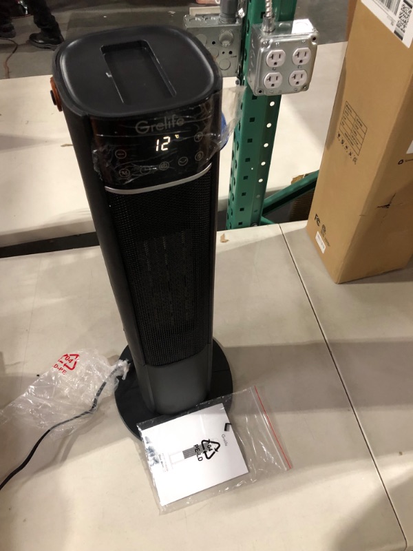 Photo 2 of 26" Space Heater for Indoor Use, Grelife 1500W