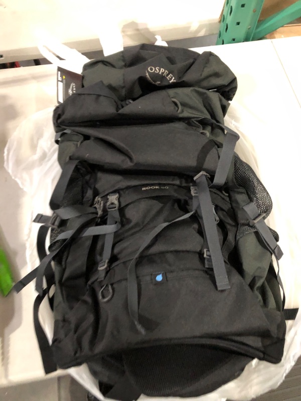 Photo 4 of *NEW* Osprey Rook 50 Men's Backpacking Backpack Black