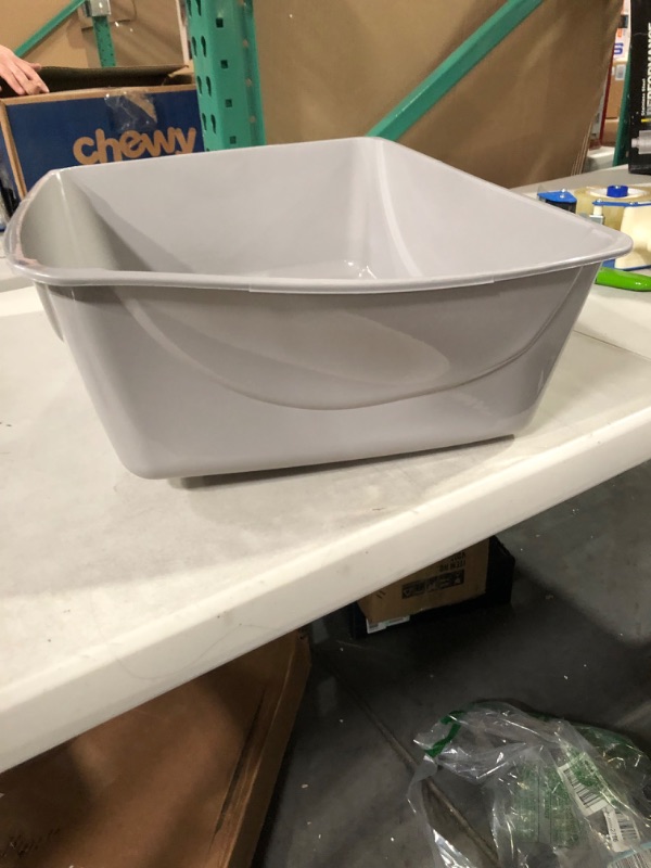 Photo 2 of *BENT* Petmate Basic Litter Pan Assorted Jumbo (GREY)