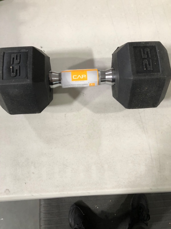 Photo 2 of *NEW/SEE NOTES* CAP Barbell Coated Hex Dumbbell, Single 25lbs