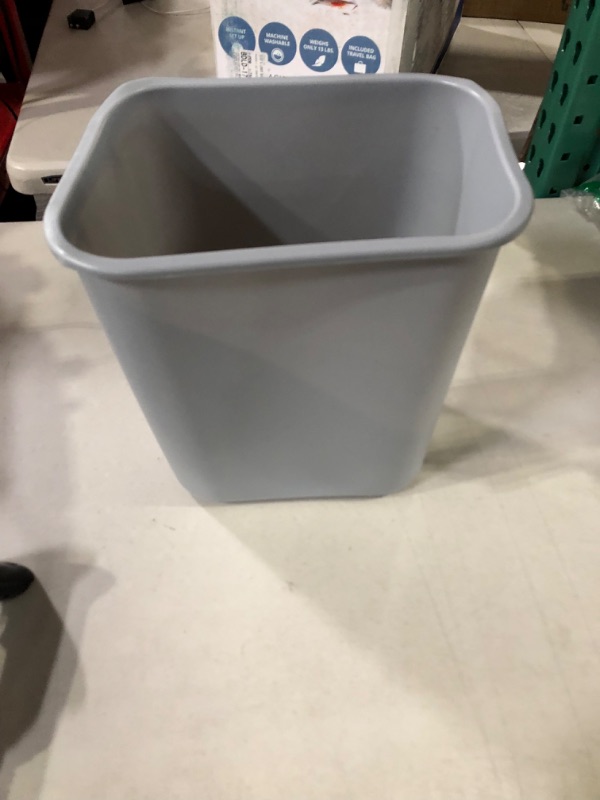 Photo 2 of *NEW/SLIGHT BEND* Rubbermaid Commercial Products Wastebasket Small 1 GAL (GREY)