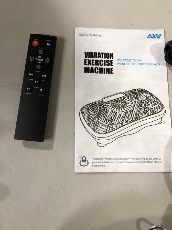 Photo 1 of *USED/TURNS ON** AXV Vibration Plate Exercise Machine Whole Body Workout Vibrate Fitness Platform