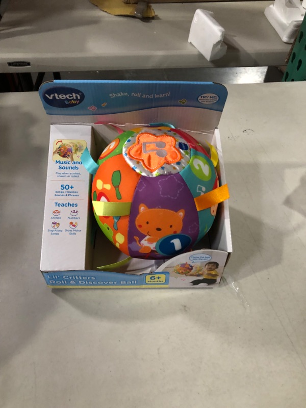 Photo 2 of *SMALL TEAR/SEE NOTES** VTech Baby Lil' Critters Roll and Discover Ball 