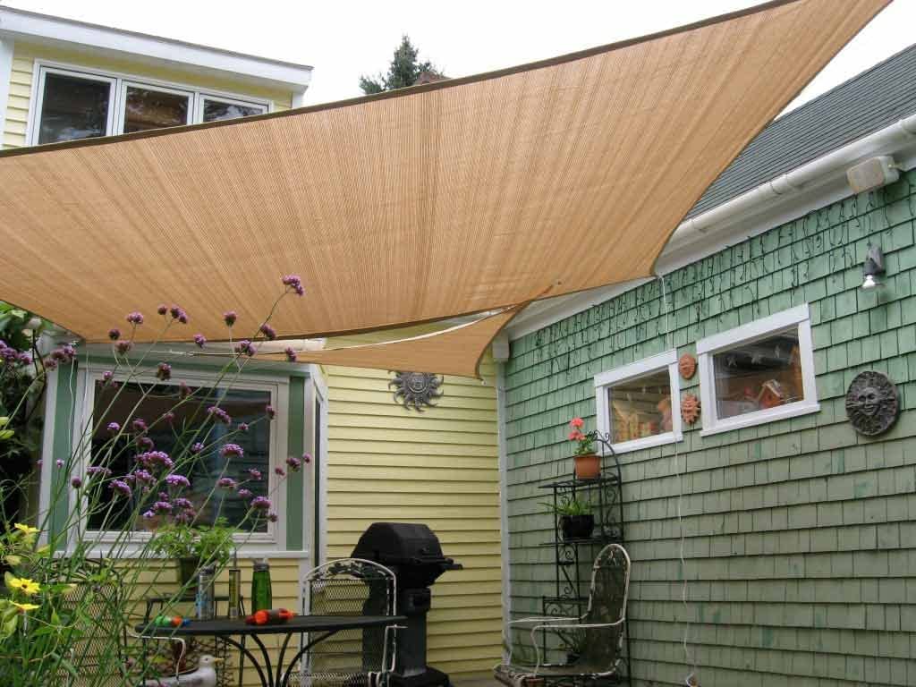 Photo 1 of 8' x 10' Sun Shade Sail Canopy Rectangle Sand