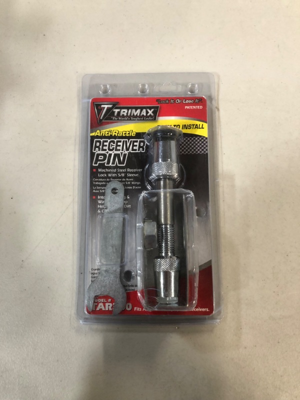 Photo 2 of Trimax TAR300 Anti-Rattle 5/8" Keyed Receiver Locking Pin System