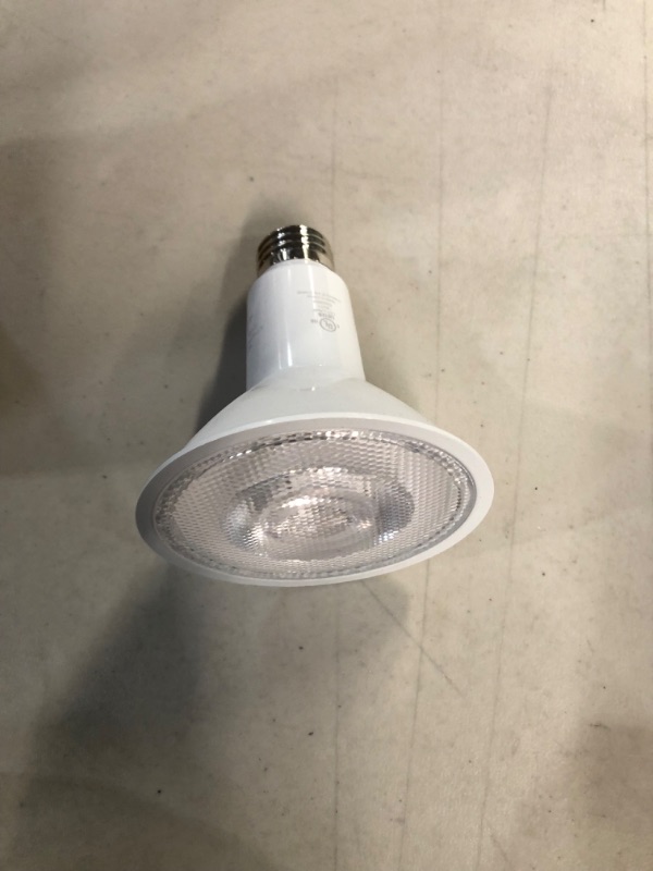 Photo 1 of AmazonCommercial 75 Watt Equivalent, 25000 Hours, Dimmable, 1050 Lumens Soft White PAR30 1 Count (Pack of 1) Soft White 75 Watts