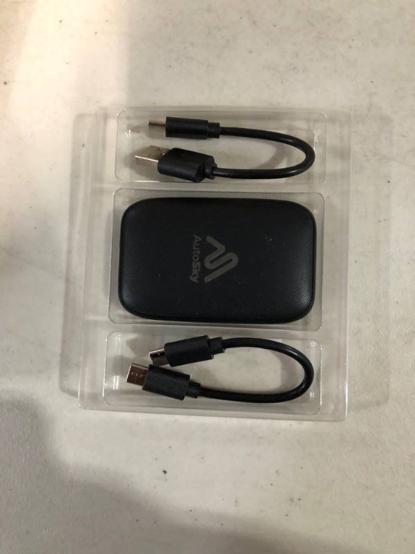 Photo 3 of AutoSky Wireless CarPlay and Android Auto AI Box Lite for Factory Wired CarPlay Cars