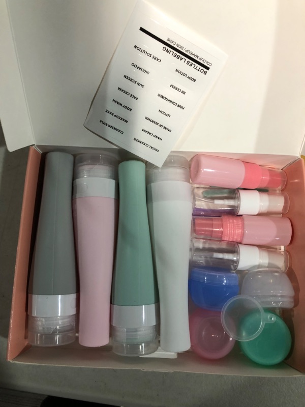Photo 1 of 19 Pack Travel Size Bottles For Toiletries, 3 oz 