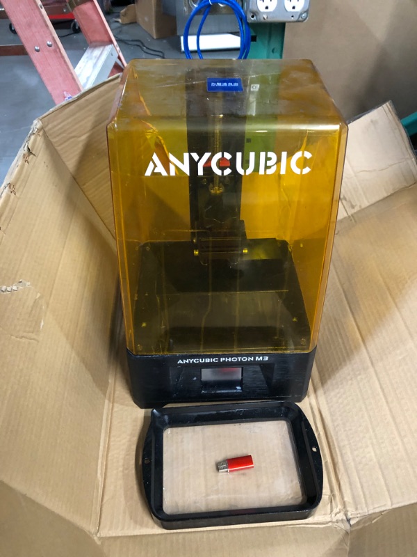 Photo 3 of ANYCUBIC Photon M3 Resin 3D Printer, 7.6'' LCD SLA UV 3D Resin Printer with 4K+ Monochrome Screen, Protective Film, Fast Printing, Max Printing Size 7.08" × 6.45" × 4.03"