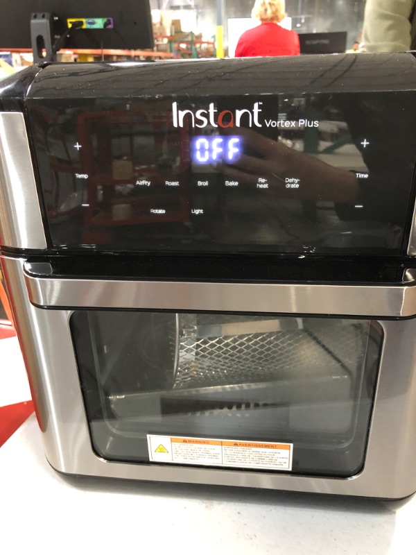 Photo 6 of **USED** Instant Vortex Plus 10-Quart Air Fryer, From the Makers of Instant Pot Stainless Steel 