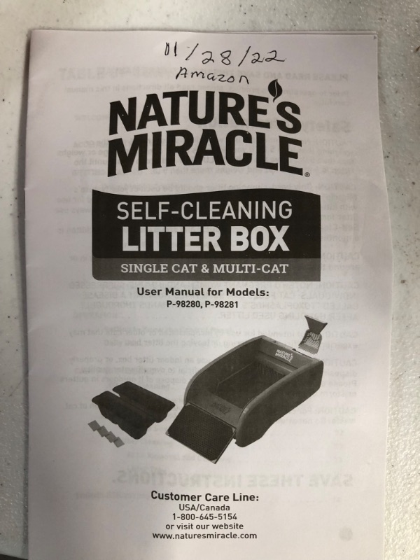 Photo 4 of *USED* Nature's Miracle™ Multi-Cat Self-Cleaning Litter Box