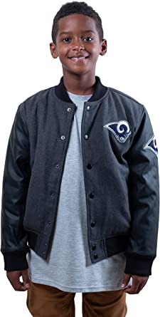 Photo 2 of Ultra Game NFL Boys Classic Baseball Varsity Jacket