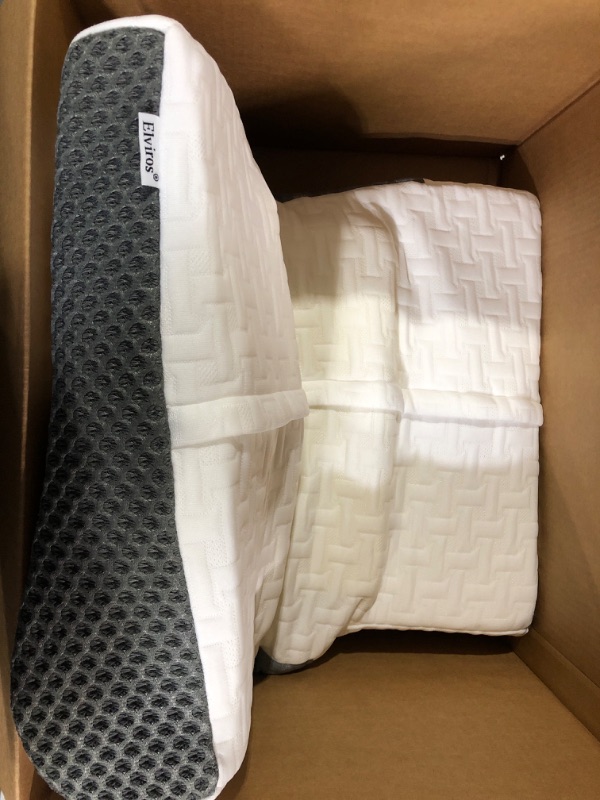 Photo 1 of **SEE NOTES**
Elviros Deep Sleep Cervical Memory Foam Pillow