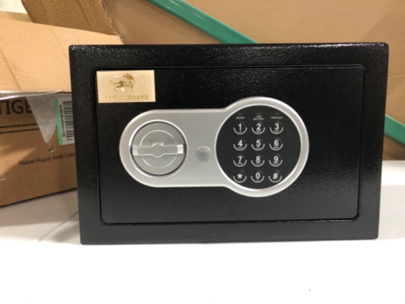 Photo 4 of AUTIGERSAFE Steel Money Safe Box With key(Black) 