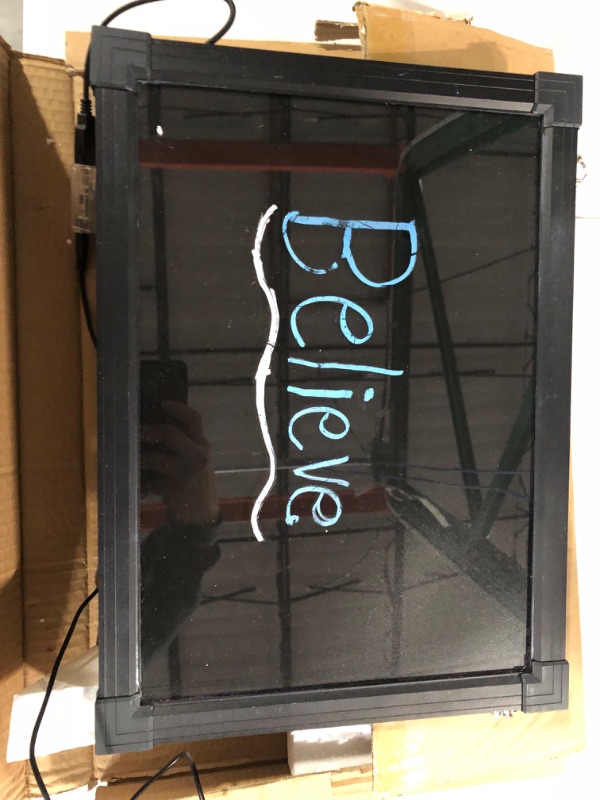 Photo 2 of Slsy Illuminated LED Message Writing Board, 16"X12" Erasable PARTS ONLY