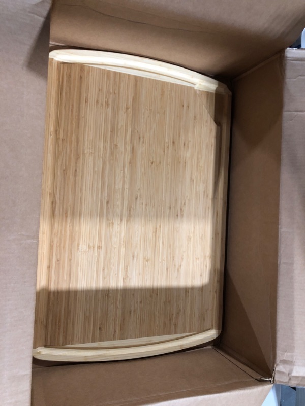 Photo 2 of 4XL Bamboo Butcher Block Cutting Board - Extra Large Cutting Boards for Kitchen 36 x 24