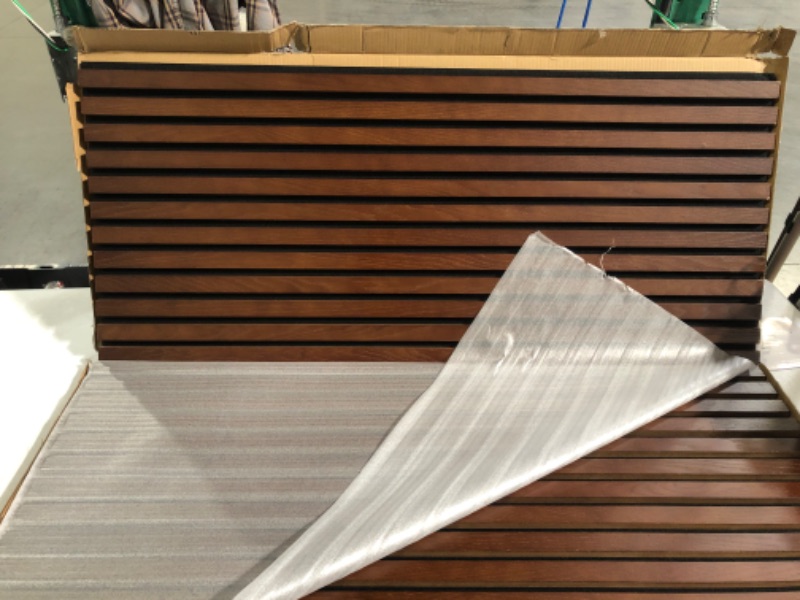 Photo 3 of *SEE NOTES** Acoustic Slat Wood Soundproof Wall Panels with Foam 