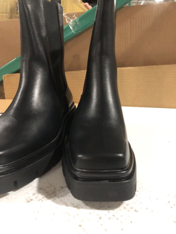 Photo 2 of vivanly womens chunky platform chelsea boots