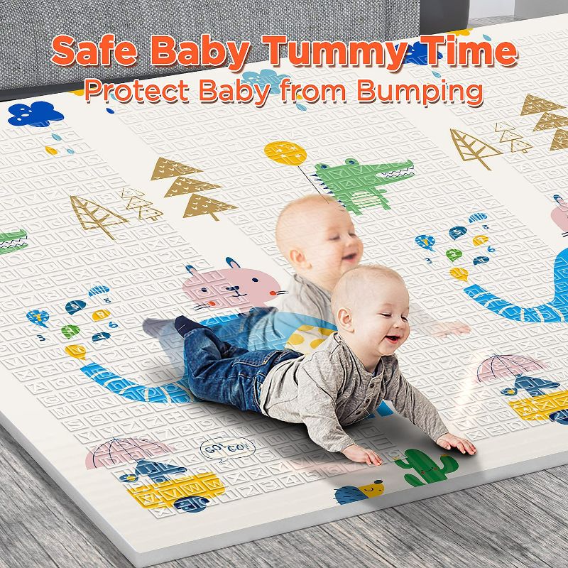 Photo 1 of Gimars XL BPA Free 0.6 in Reversible Foldable Baby Play Mat,