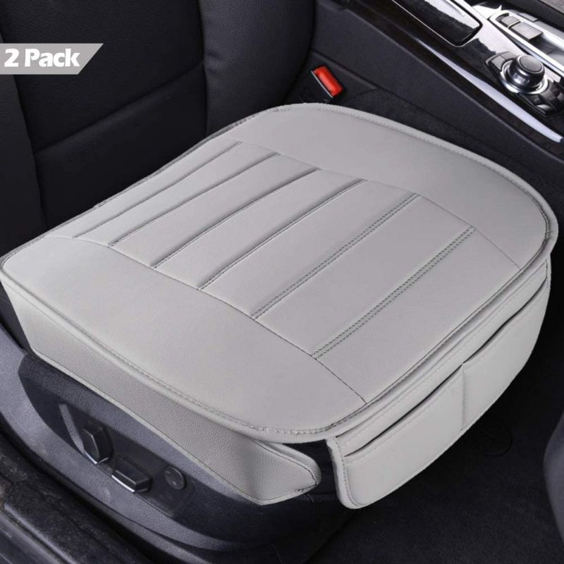 Photo 1 of  Seat Covers 2 Pack, Edge Wrapping Car Front Seat Covers Pad Mat for Auto