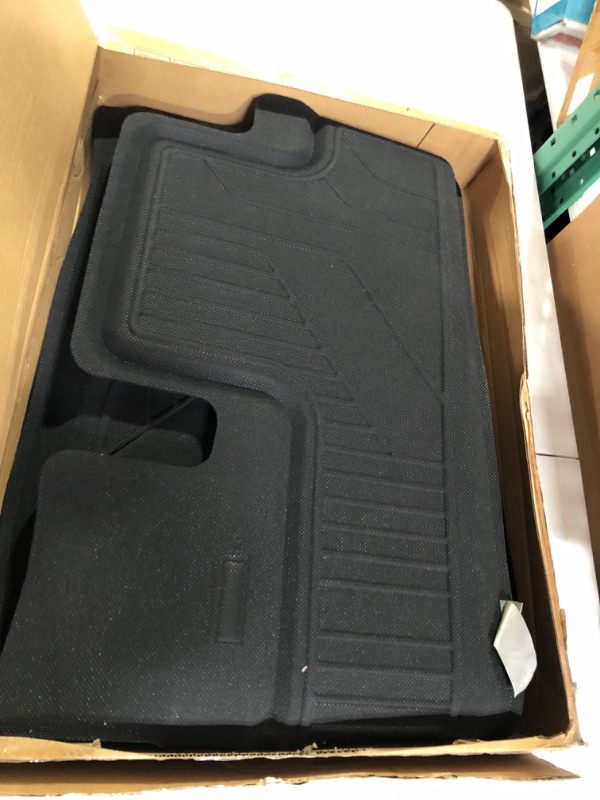 Photo 2 of BHASD 3 pcs All Weather Floor Mats for New 2021 2022 2023 Tesla Model 3 