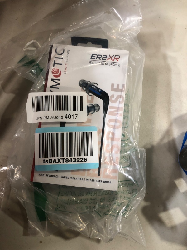 Photo 1 of Etymotic Research Limited Edition ER2XR Extended Response High Performance in-Ear Earphones (Limited Edition Compatible iPhone Adapter and New Dual Flange Tip Assortment)
