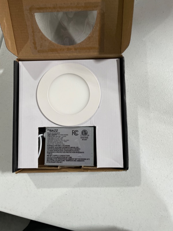 Photo 2 of Bazz WFDISK400W Slim Disk Colors Smart Home Wi-Fi RGB LED Recessed Fixture Kit