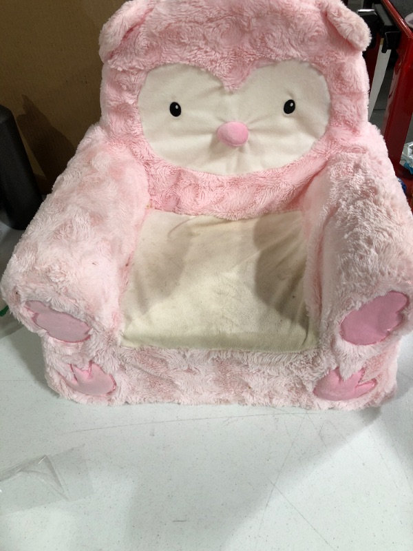 Photo 2 of Animal Adventure - Sweet Seats - Pink Owl Children's Plush Chair