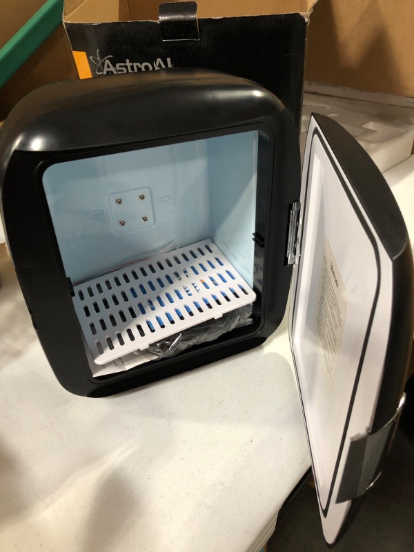 Photo 1 of AstroAI Mini Fridge, 12 Can Skincare Fridge AC/DC 