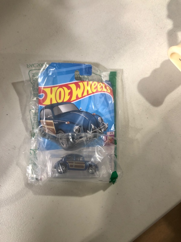 Photo 2 of DieCast Hot Wheels Beetle - Compact Kings 2/5 [Blue] 42/250