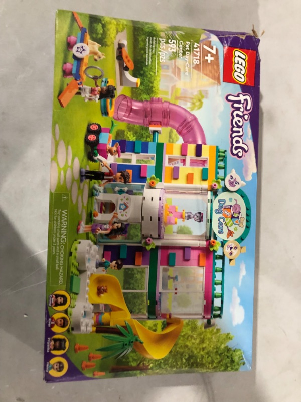 Photo 1 of LEGO Friends Pet Day-Care Center 41718 Building Toy Set for Kids, Girls, and Boys Ages 7+ (593 Pieces) Frustration-Free Packaging