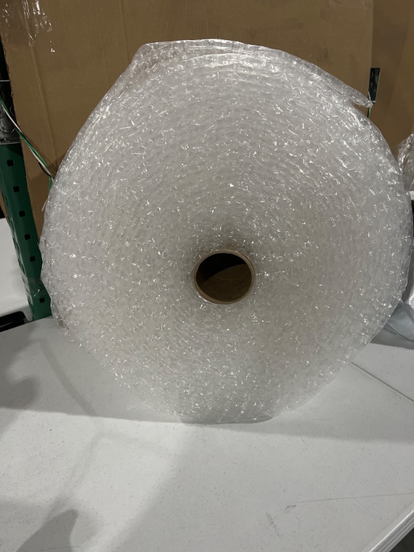 Photo 2 of Amazon Basics Perforated Bubble Cushioning Wrap - Medium 5/16", 12-Inch x 100-Foot Long Roll