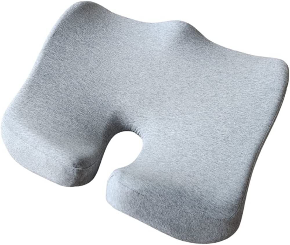 Photo 1 of Khan Soul Goodz Memory Foam Pressure Relief Seat Cushion for Long Hours Sitting. Perfect for Car, Office/Home Chair, Wheelchair. Provides