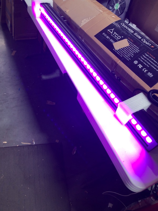 Photo 2 of *WORKS* ATCD LED Wall Washer Light 144W, RGBW 5000K Dimmable Linear Wall Wash Light Bar 