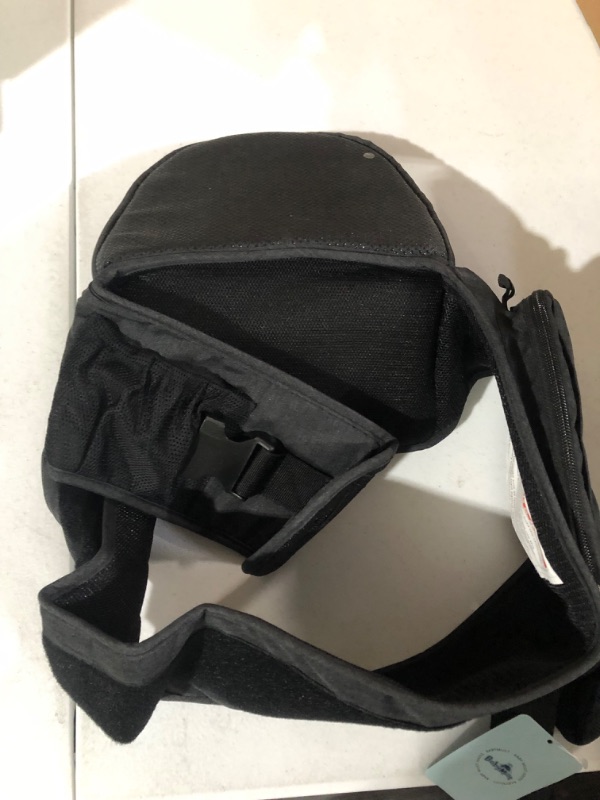 Photo 1 of BABYMUST Hip Seat Baby Carrier, Advanced Adjustable Waistband &Various Pockets, Ergonomic Carrier for Newborns to Toddlers up to 66lbs, Black