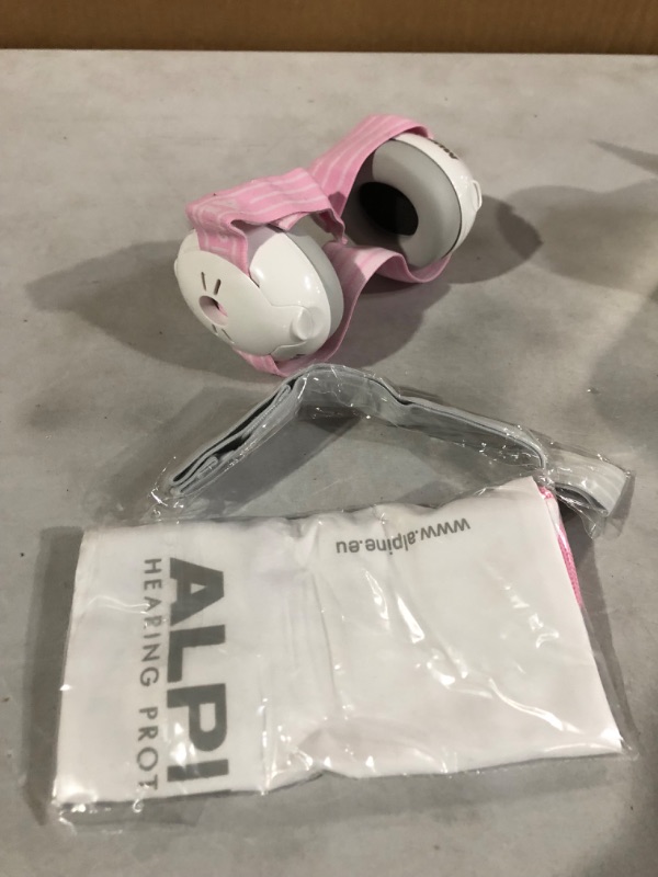 Photo 2 of Alpine Muffy Baby Ear Protection for Babies and Toddlers up to 36 Months – Noise Reduction Earmuffs for Toddlers and Babies – Comfortable Infant Ear Muffs Prevent Hearing Damage & Improve Sleep, Pink