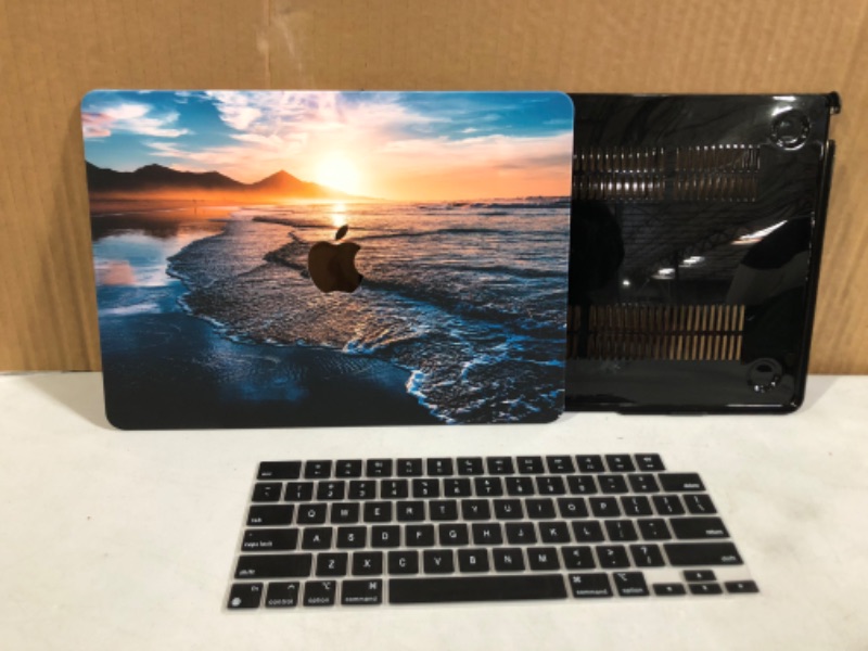 Photo 2 of DTangLsm Compatible for MacBook Air 13.6 inch Case 2022 A2681 M2 Chip Plastic Hard Shell Laptop Protective Case+Keyboard Cover fit New MacBook Air 13.6 inch with Liquid Retina Display Touch ID, Beach A2681 M2 Newest MacBook Air 13.6 inch 2022 A10-Sunset B