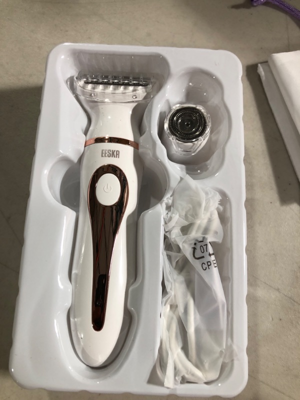 Photo 2 of 2-in-1 Electric Razor for Women, EESKA Electric Shaver 