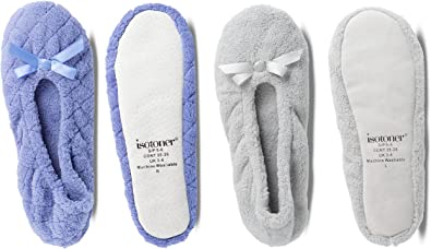 Photo 1 of isotoner Women's Set of 2 Microterry Ballerina Slippers