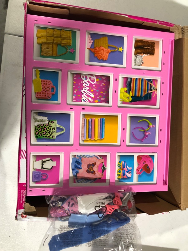 Photo 2 of Barbie Closet Playset with 35+ Accessories