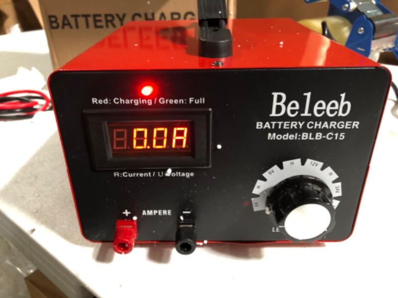 Photo 2 of Beleeb C15 Multiple Voltage Battery Charger 6V 8V 12V 24V 