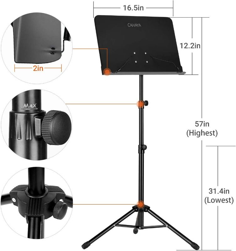 Photo 1 of CAHAYA 5 in 1 Dual-use Sheet Music Stand 