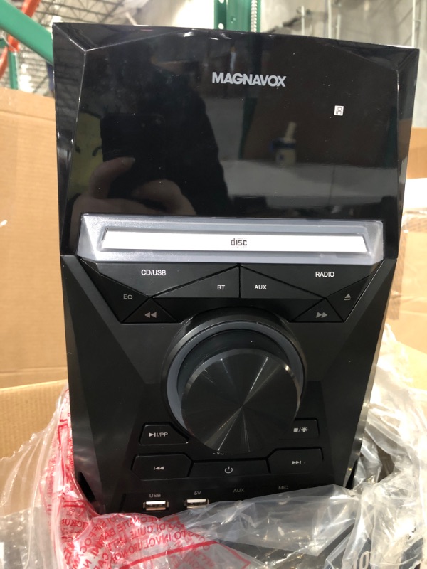 Photo 1 of Magnavox MM441 3-Piece CD Shelf System 