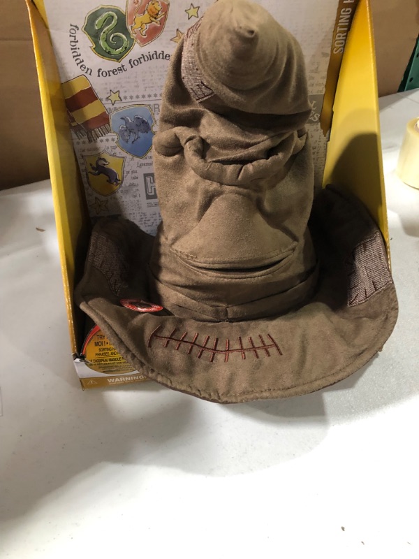 Photo 2 of Harry Potter Real Talking Sorting Hat Animated Costume, Brown