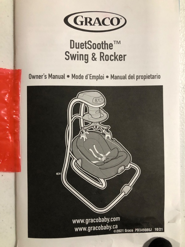 Photo 4 of Graco DuetSoothe Swing and Rocker Sapphire