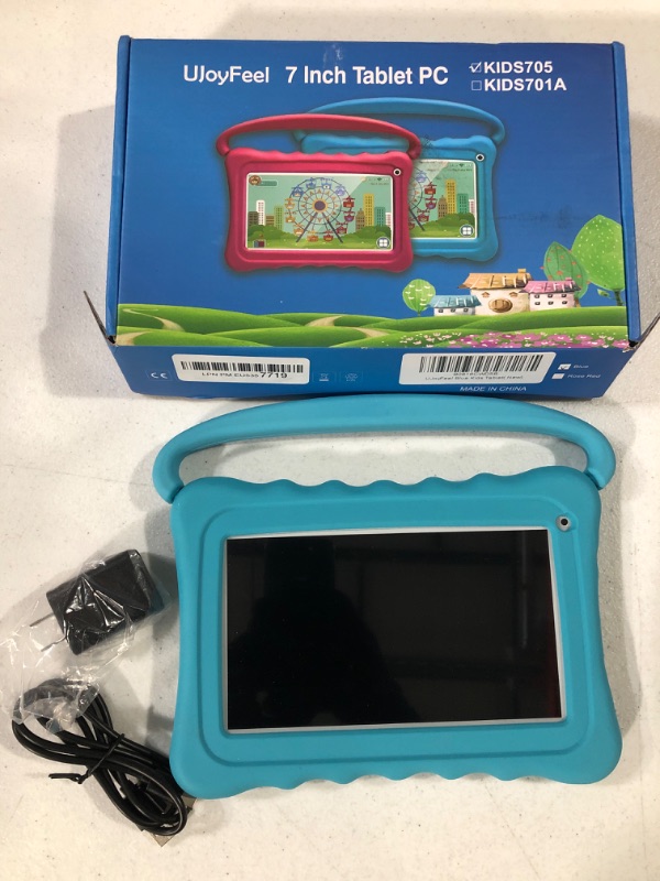 Photo 1 of Kids Tablet 7 inch Toddler Tablet for Kids Edition with WiFi, Dual Camera, 32GB  (Blue)
